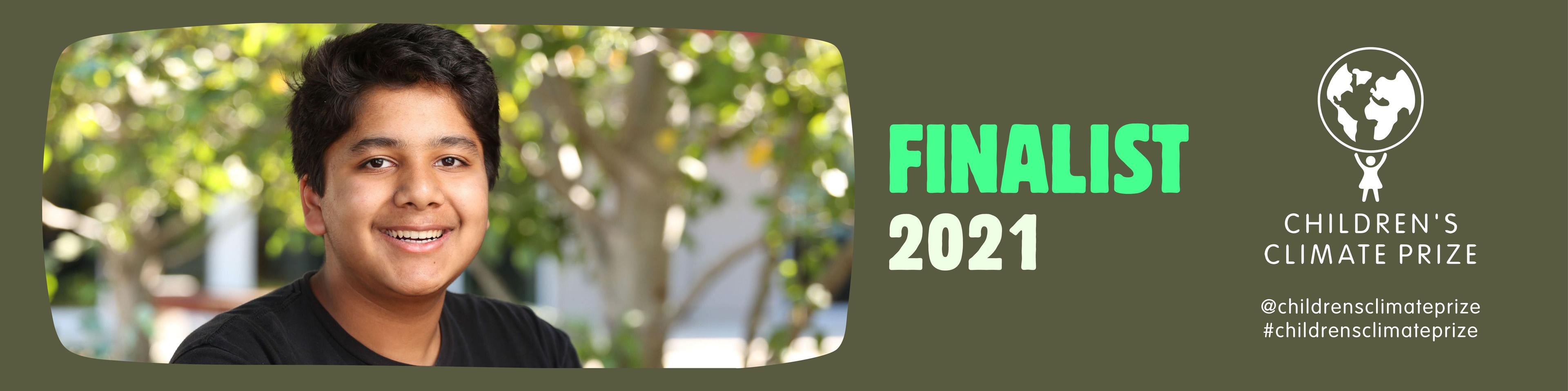 TE banner Yash Children's Climate Prize 2021