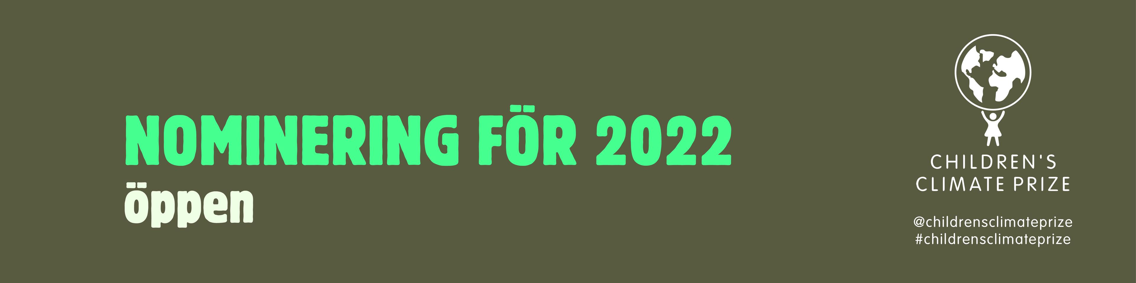 Telge Energi banner Nomineringsöppning 2022